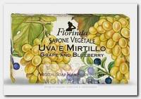 Мыло растительное, виноград и черника / Uva e Mirtillo 200 г