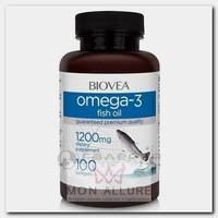 Добавка биологически активная к пище Омега-3 Фиш Ойл / Omega-3 Fish Oil 1200 мг 100 капсул