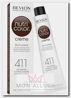 411 краска 3 в 1 для волос, коричневый / NUTRI COLOR CREME 100 мл