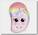 Расческа детская для волос / The Original Mini Rainbow The Unicorn