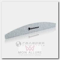 Пилка для ногтей 180/220 Арка / Halfmoon zebra file with logo
