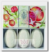 Набор натурального мыла, гранат / Pomegranate 3 х 150 г